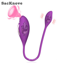 SacKnove Powerful Rechargeable Clit Sucking G Spot Sex Massage Machine Nipple Vagina Suction Vibrator Sex Products For Women Toy